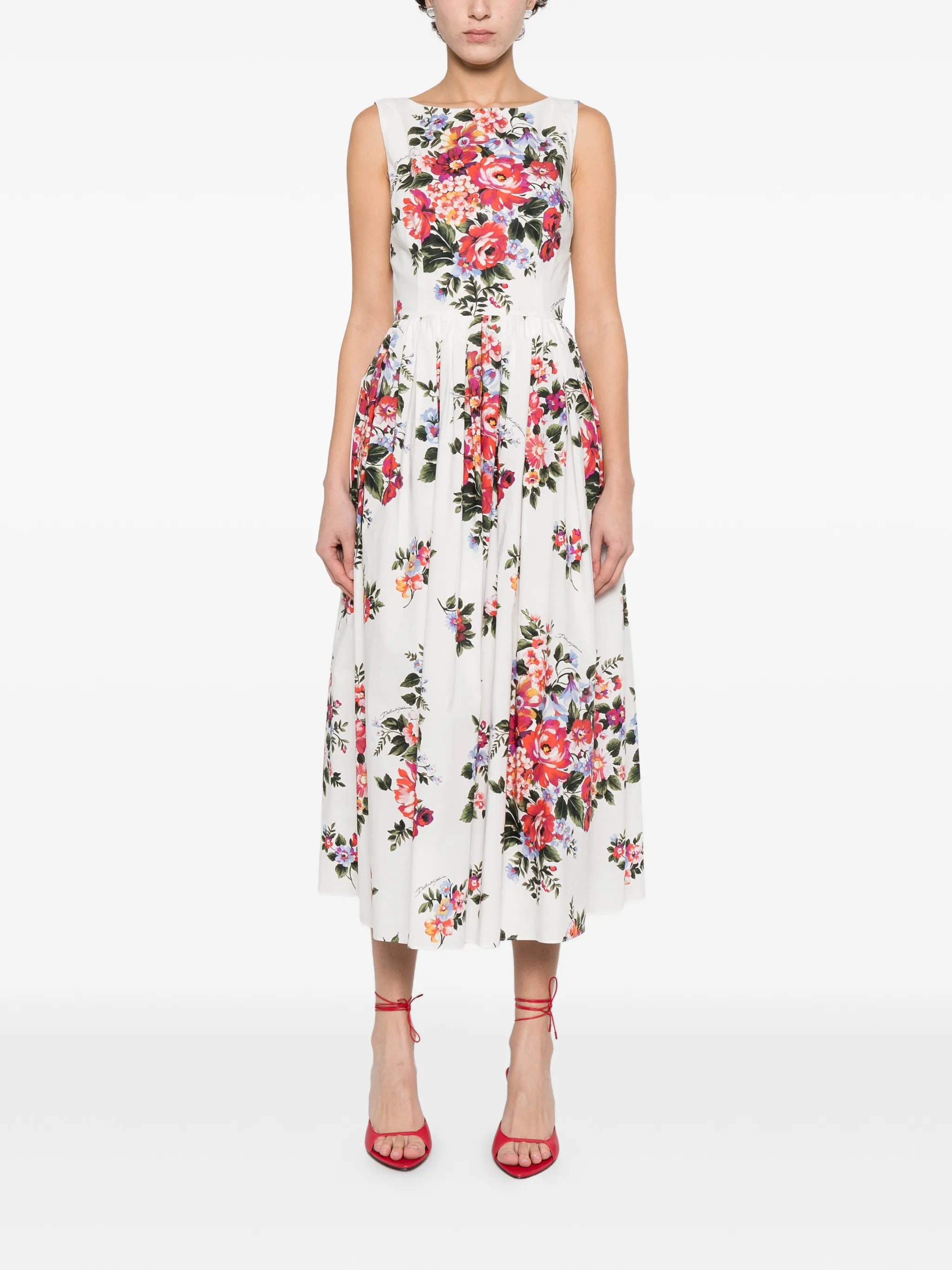 Maxi Robe Blanche Dolce & Gabbana – Robe Longue