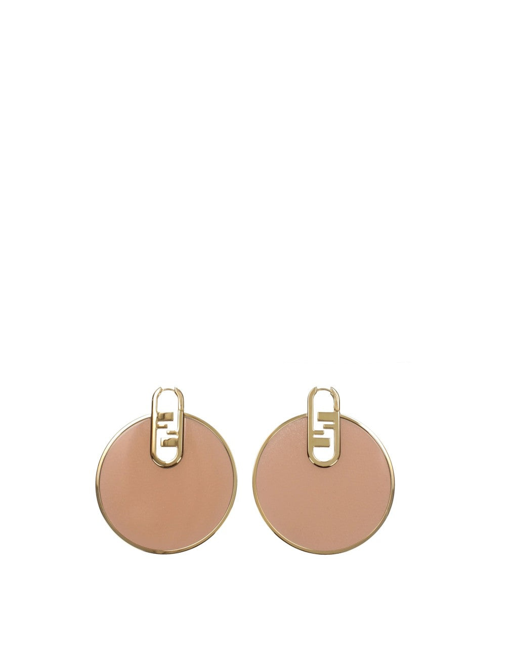 FENDI BOUCLES D'OREILLES FEMME PLEXIGLASS ROSE
