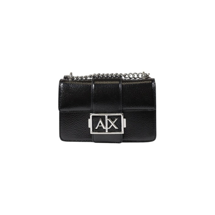 Armani Exchange -Sac bandoulière Noir avec logo en métal
