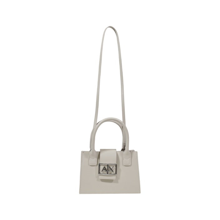 Armani Exchange -Petit sac à main trapèze ASV Beige