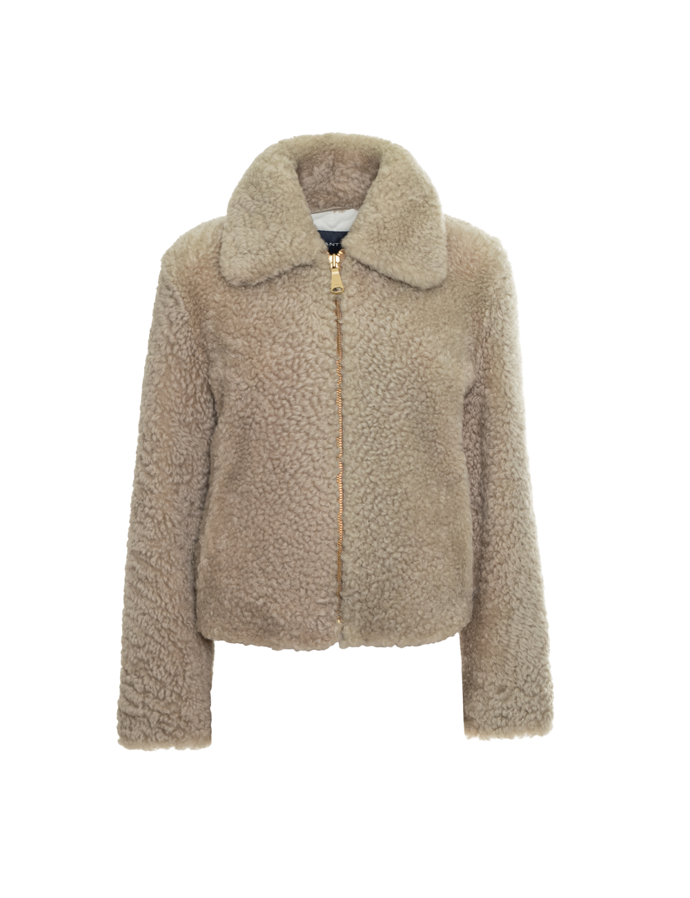 GANT FEMME – E. SHORT SHEARLING JACKET MACCHIATO BEIGE